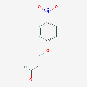 Propanal, 3-(4-nitrophenoxy)- 