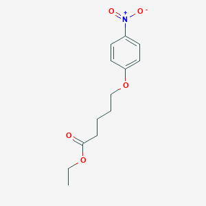 Pentanoic acid, 5-(4-nitrophenoxy)-, ethyl ester Pentanoic acid, 5-(4-nitrophenoxy)-, ethyl ester
