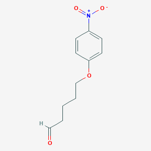 Pentanal, 5-(4-nitrophenoxy)- Pentanal, 5-(4-nitrophenoxy)-