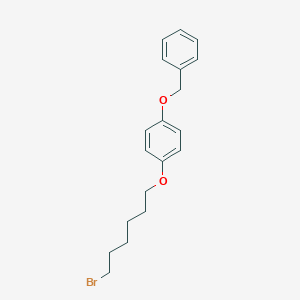Benzene, 1-[(6-bromohexyl)oxy]-4-(phenylmethoxy)- 