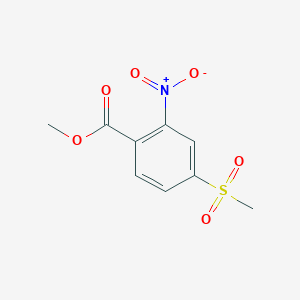 燘enzoic acid, 4-(methylsulfonyl)-2-nitro-, methyl ester 燘enzoic acid, 4-(methylsulfonyl)-2-nitro-, methyl ester