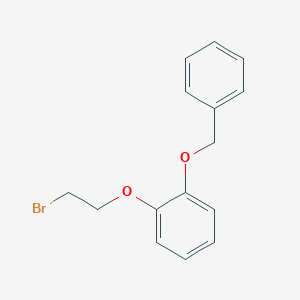 燘enzene, 1-(2-bromoethoxy)-2-(phenylmethoxy)- 燘enzene, 1-(2-bromoethoxy)-2-(phenylmethoxy)-