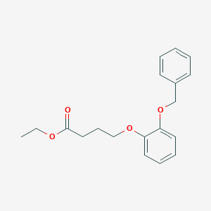 Butanoic acid, 4-[2-(phenylmethoxy)phenoxy]-, ethyl ester