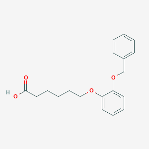 Hexanoic acid, 6-[2-(phenylmethoxy)phenoxy]- 