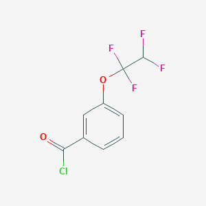 燘enzoyl chloride, 3-(1,1,2,2-tetrafluoroethoxy)- 燘enzoyl chloride, 3-(1,1,2,2-tetrafluoroethoxy)-