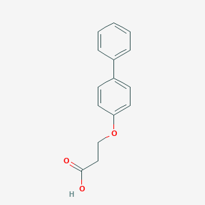 3-(4-phenylphenoxy)propanoic acid 3-(4-phenylphenoxy)propanoic acid