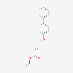 Butanoic acid, 4-([1,1'-biphenyl]-4-yloxy)-, ethyl ester 