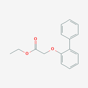 Acetic acid, 2-([1,1'-biphenyl]-2-yloxy)-, ethyl ester 