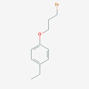 Benzene, 1-(3-bromopropoxy)-4-ethyl- Benzene, 1-(3-bromopropoxy)-4-ethyl-