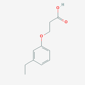 Propanoic acid, 3-(3-ethylphenoxy)- Propanoic acid, 3-(3-ethylphenoxy)-