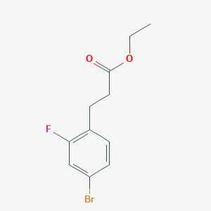 ethyl 3-(4-bromo-2-fluorophenyl)propanoate ethyl 3-(4-bromo-2-fluorophenyl)propanoate