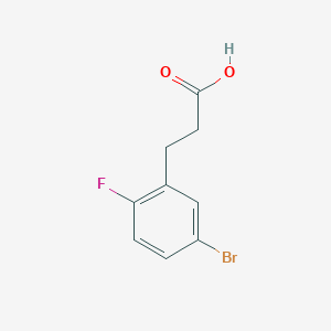 Benzenepropanoic acid, 5-bromo-2-fluoro- Benzenepropanoic acid, 5-bromo-2-fluoro-
