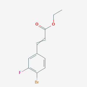 2-Propenoic acid, 3-(4-bromo-3-fluorophenyl)-, ethyl ester 2-Propenoic acid, 3-(4-bromo-3-fluorophenyl)-, ethyl ester