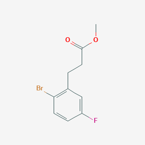 Methyl 3-(2'-bromo-5'-fluorophenyl)propionate Methyl 3-(2'-bromo-5'-fluorophenyl)propionate