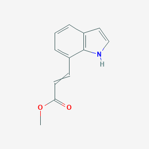 Methyl 3-(1H-indol-7-yl)prop-2-enoate Methyl 3-(1H-indol-7-yl)prop-2-enoate