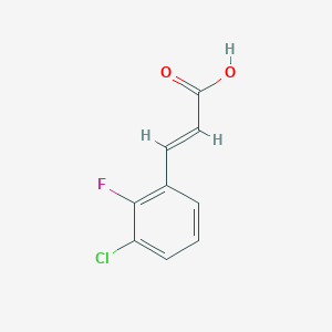 ?2-Propenoic acid, 3-(3-chloro-2-fluorophenyl)-, (2E)- ?2-Propenoic acid, 3-(3-chloro-2-fluorophenyl)-, (2E)-