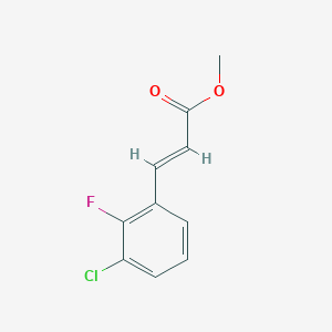 ?2-Propenoic acid, 3-(3-chloro-2-fluorophenyl)-, methyl ester, (2E)- ?2-Propenoic acid, 3-(3-chloro-2-fluorophenyl)-, methyl ester, (2E)-