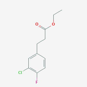 Ethyl 3-(3'-chloro-4'-fluorophenyl)propionate Ethyl 3-(3'-chloro-4'-fluorophenyl)propionate