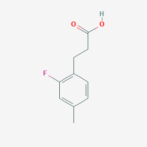 Benzenepropanoic acid, 2-fluoro-4-methyl- Benzenepropanoic acid, 2-fluoro-4-methyl-