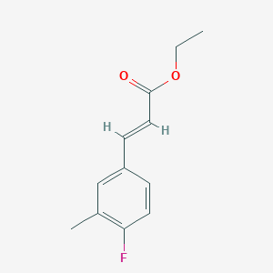 2-Propenoic acid, 3-(4-fluoro-3-methylphenyl)-, ethyl ester 2-Propenoic acid, 3-(4-fluoro-3-methylphenyl)-, ethyl ester
