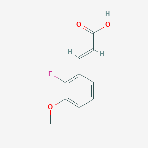 2-Propenoic acid, 3-(2-fluoro-3-methoxyphenyl)- 2-Propenoic acid, 3-(2-fluoro-3-methoxyphenyl)-