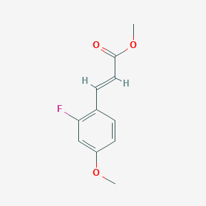 Methyl 3-(2-fluoro-4-methoxyphenyl)-2-propenoic acid Methyl 3-(2-fluoro-4-methoxyphenyl)-2-propenoic acid