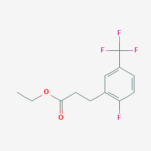 Ethyl 3-(2'-fluoro-5'-(trifluoromethyl)phenyl)propionate Ethyl 3-(2'-fluoro-5'-(trifluoromethyl)phenyl)propionate
