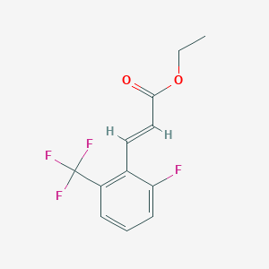 2-Propenoic acid, 3-[2-fluoro-6-(trifluoromethyl)phenyl]-, ethyl ester, (2E)- 