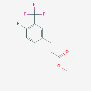 燛thyl 3-(4'-fluoro-3'-(trifluoromethyl)phenyl)propionate 燛thyl 3-(4'-fluoro-3'-(trifluoromethyl)phenyl)propionate