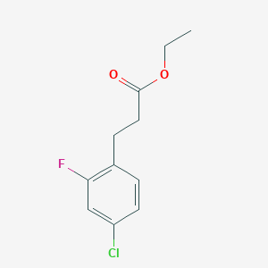 ?-(4-Chloro-2-Fluoro-Phenyl)-Propionic Acid Ethyl Ester ?-(4-Chloro-2-Fluoro-Phenyl)-Propionic Acid Ethyl Ester
