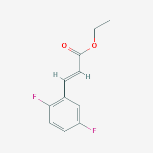?2-Propenoic acid, 3-(2,5-difluorophenyl)-, ethyl ester, (2E)- ?2-Propenoic acid, 3-(2,5-difluorophenyl)-, ethyl ester, (2E)-