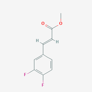 2-Propenoic acid, 3-(3,4-difluorophenyl)-, methyl ester, (2E)- 2-Propenoic acid, 3-(3,4-difluorophenyl)-, methyl ester, (2E)-
