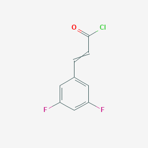 2-Propenoyl chloride, 3-(3,5-difluorophenyl)- 2-Propenoyl chloride, 3-(3,5-difluorophenyl)-