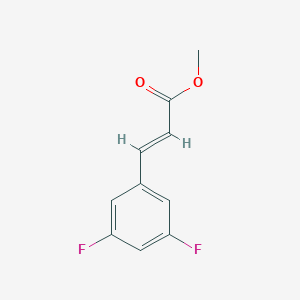 ?-Propenoic acid, 3-(3,5-difluorophenyl)-, methyl ester, (2E)- ?-Propenoic acid, 3-(3,5-difluorophenyl)-, methyl ester, (2E)-