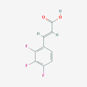 2-Propenoic acid, 3-(2,3,4-trifluorophenyl)-, (2E)- 2-Propenoic acid, 3-(2,3,4-trifluorophenyl)-, (2E)-