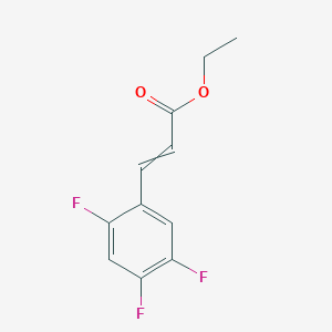 (E)-ethyl 3-(2,4,5-trifluorophenyl) acrylate (E)-ethyl 3-(2,4,5-trifluorophenyl) acrylate