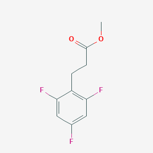 Benzenepropanoic acid, 2,4,6-trifluoro-, methyl ester Benzenepropanoic acid, 2,4,6-trifluoro-, methyl ester
