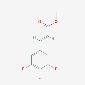 2-Propenoic acid, 3-(3,4,5-trifluorophenyl)-, methyl ester, (2E)- 2-Propenoic acid, 3-(3,4,5-trifluorophenyl)-, methyl ester, (2E)-