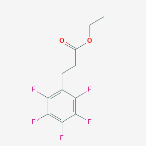ethyl 3-(pentafluorophenyl)propanoate ethyl 3-(pentafluorophenyl)propanoate