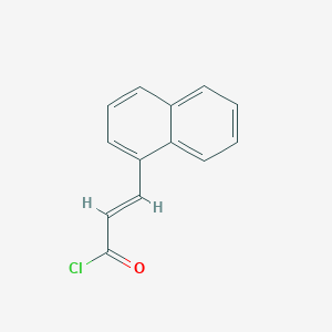 2-Propenoyl chloride, 3-(1-naphthalenyl)-, (2E)- 2-Propenoyl chloride, 3-(1-naphthalenyl)-, (2E)-