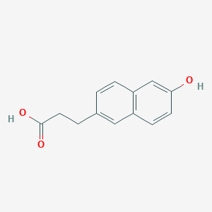2-Naphthalenepropanoic acid, 6-hydroxy- 2-Naphthalenepropanoic acid, 6-hydroxy-