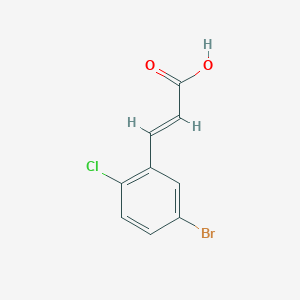 5-Bromo-2-chlorocinnamic acid (2E)- 5-Bromo-2-chlorocinnamic acid (2E)-
