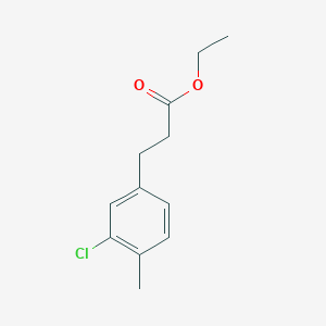 Ethyl 3-(3'-chloro-4'-methylphenyl)propionate