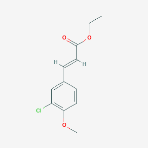 3-(3-Chloro-4-methoxy-phenyl)-acrylic acid ethyl ester 3-(3-Chloro-4-methoxy-phenyl)-acrylic acid ethyl ester