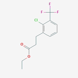 Ethyl 3-(2'-chloro-3'-(trifluoromethyl)phenyl)propionate Ethyl 3-(2'-chloro-3'-(trifluoromethyl)phenyl)propionate
