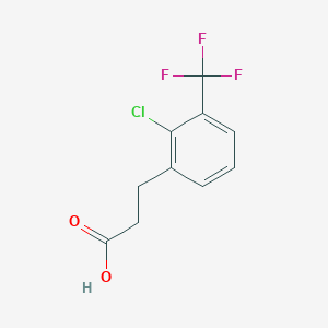 Benzenepropanoic acid, 2-chloro-3-(trifluoromethyl)- Benzenepropanoic acid, 2-chloro-3-(trifluoromethyl)-