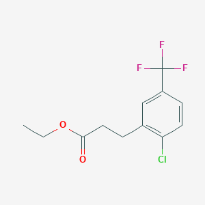 Ethyl 3-(2'-chloro-5'-(trifluoromethyl)phenyl)propionate Ethyl 3-(2'-chloro-5'-(trifluoromethyl)phenyl)propionate