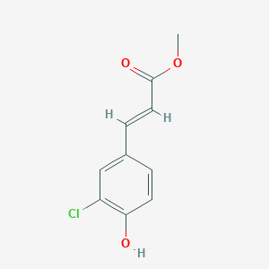 (2E)- 3-(3-chloro-4-hydroxyphenyl)prop-2-enoic acid (2E)- 3-(3-chloro-4-hydroxyphenyl)prop-2-enoic acid