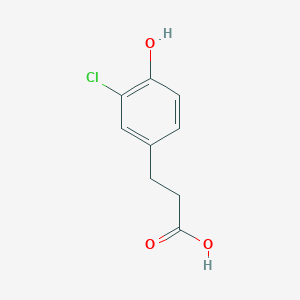Benzenepropanoic acid, 3-chloro-4-hydroxy- Benzenepropanoic acid, 3-chloro-4-hydroxy-