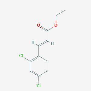 2-Propenoic acid, 3-(2,4-dichlorophenyl)-, ethyl ester, (2E)- 2-Propenoic acid, 3-(2,4-dichlorophenyl)-, ethyl ester, (2E)-